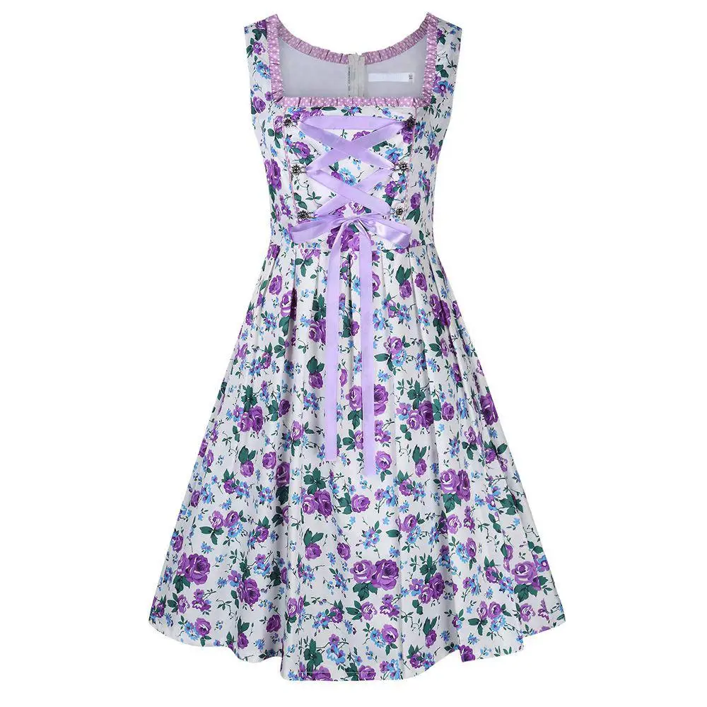 Женское платье тройка MISSKY Dirndl костюм для баварских костюмов на