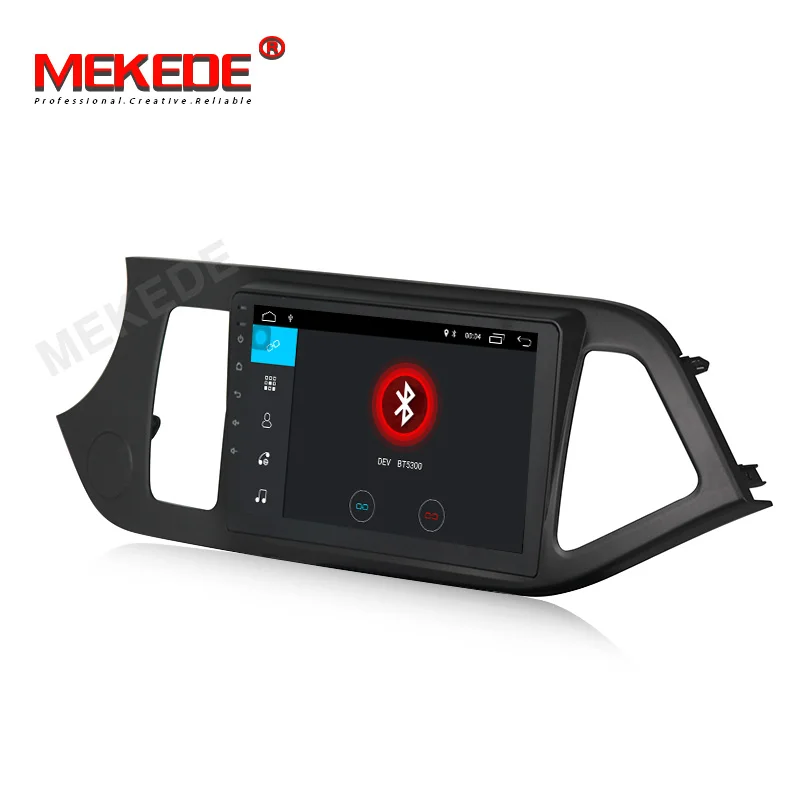 Flash Deal MEKEDE 2Din Android 8.1 9" Car Radio For 2011 2012 2013 2014 KIA PICANTO Morning GPS Multimedia Player Head Unit Wifi 4-Core 3