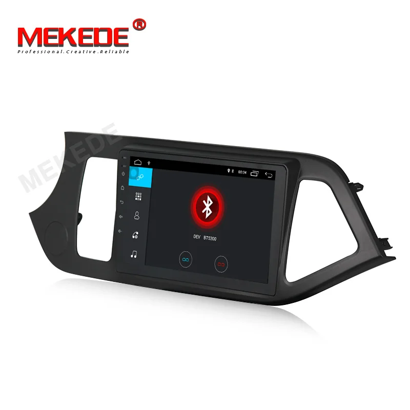 Discount MEKEDE 2Din Android 8.1 9" Car Radio For 2011 2012 2013 2014 KIA PICANTO Morning GPS Multimedia Player Head Unit Wifi 4-Core 3