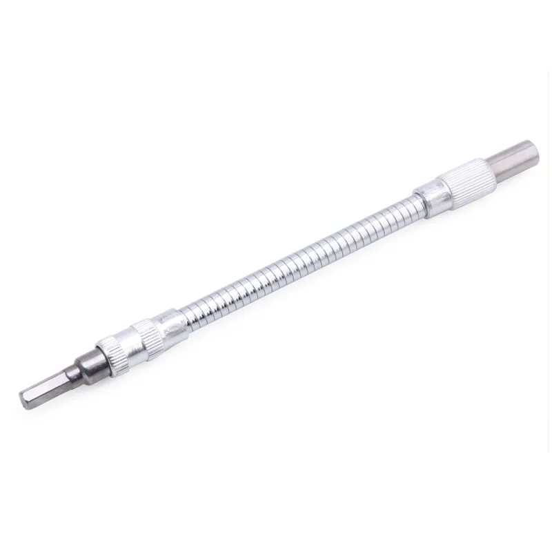 

20cm 1/4" Hex Flex Flexible Hose Screwdriver Extension Bit Holder Adapter