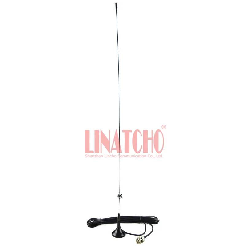 

UT-108 144 430MHz bnc interphone dual band small magnetic base antenna vhf / uhf rg174 bnc male