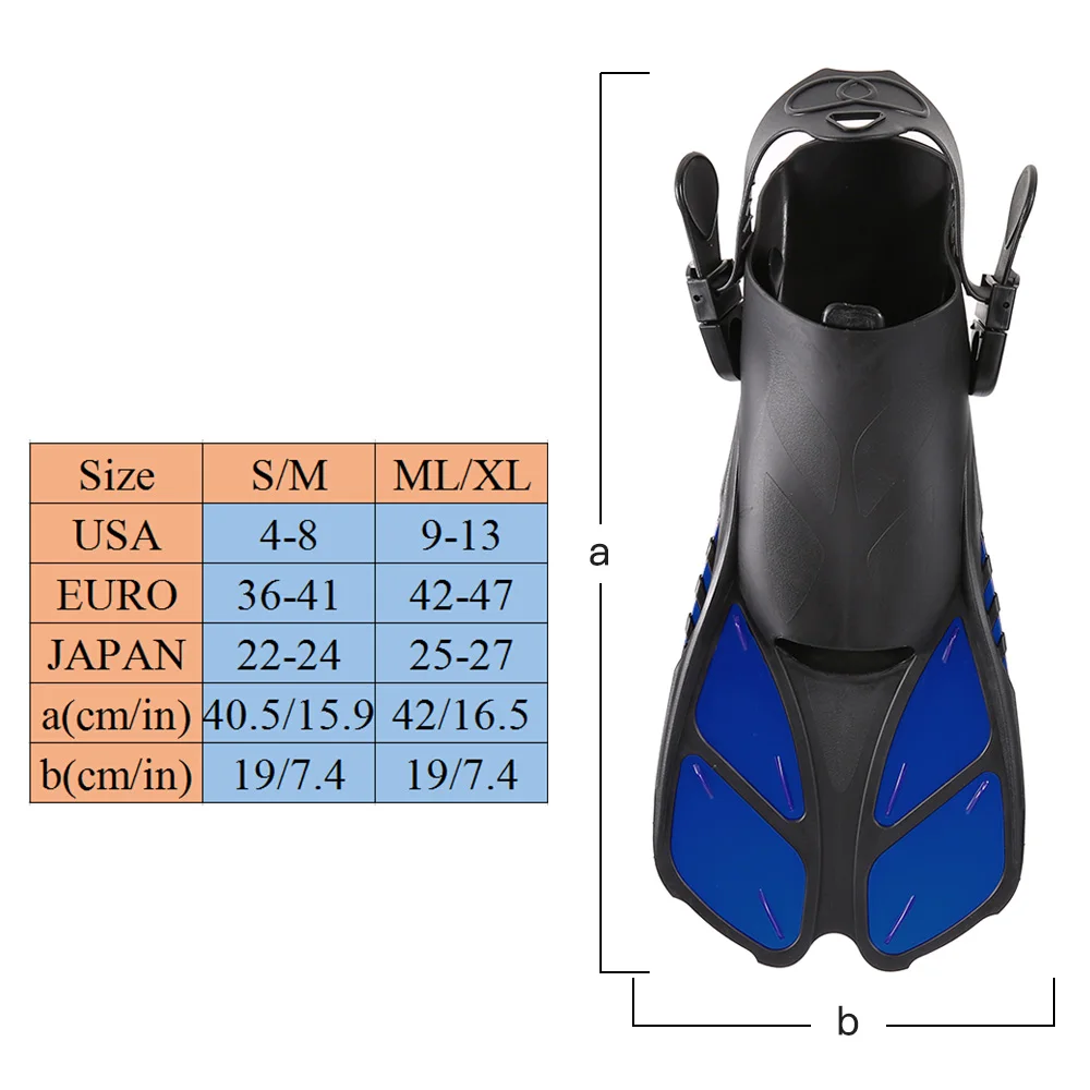 Lixada для взрослых, плавник для плавания, подводного плавания, плавники для дайвинга, водонепроницаемая обувь, флиппер для ног, плавающий, тренировочный, дайвинг, флиппер для водных видов спорта