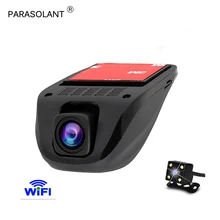 

PARASOLANT Car Dvr WIFI DVRs Night Version Dual Camera Lens Registrator Dashcam Digital Video Recorder Camcorder Full HD 1080P