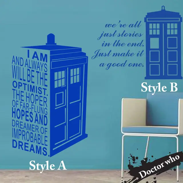 Art Design Home Decoration Dr Who Cheap Vinyl Popular Doctor Who