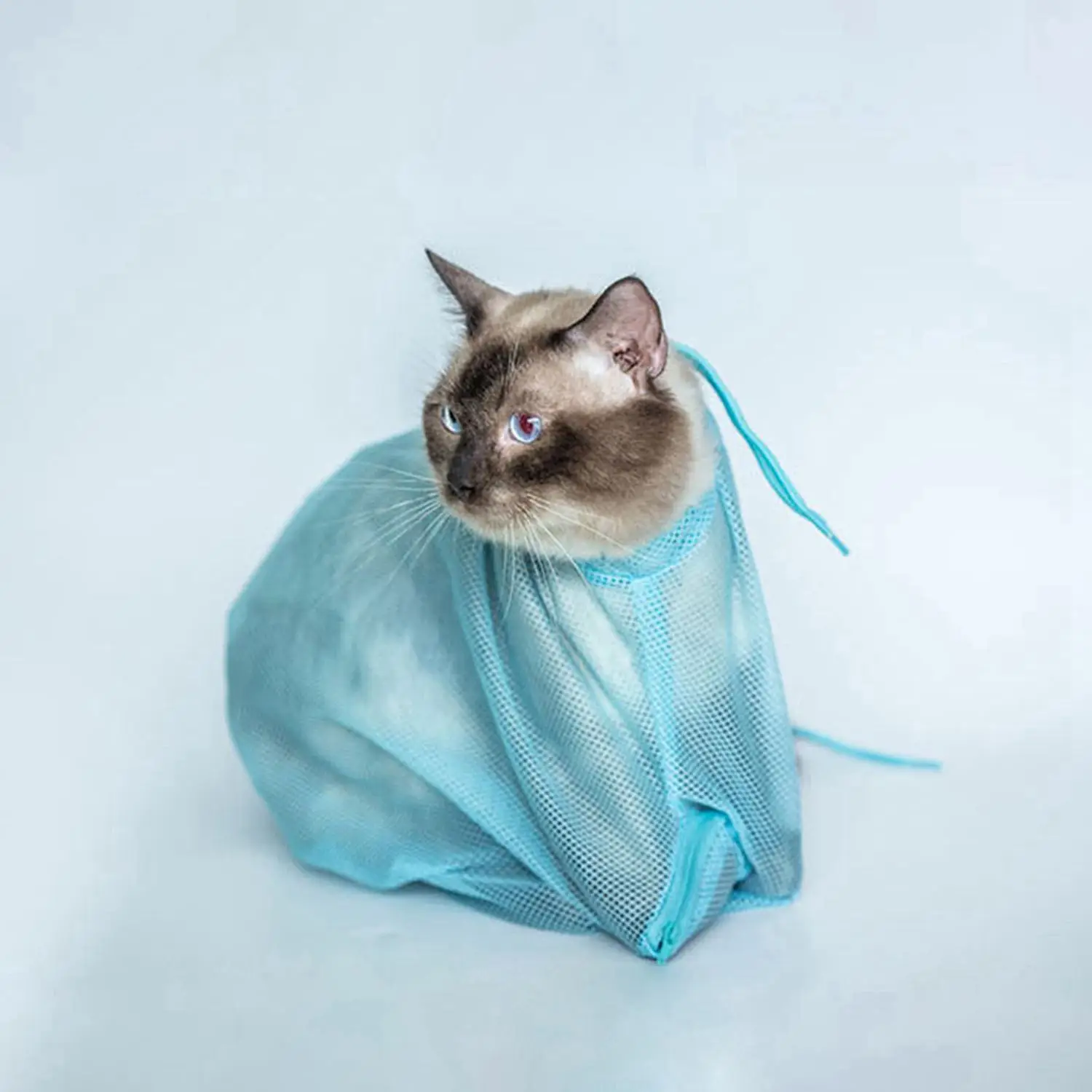 

Mesh Pet Cat Grooming Restraint Bag For Bath Washing Nails Cutting Cleaning Bags
