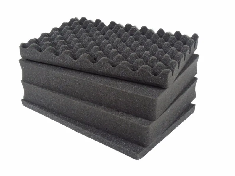 

3pcs 530*400*60mm pick pluck soft foam pre-cut foam for tool case