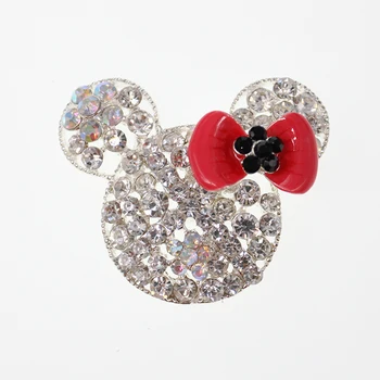 

100pcs/lot DIY Cute Minnie Mouse Head Pendant Charms For Children's Gift Jewelry
