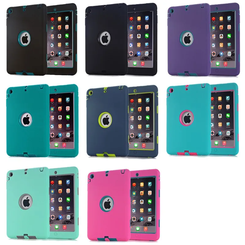Eco-friendly Baby Safe Case For Apple IPad Mini Case Kids Shockproof TPU PC Tablet Case For IPad Mini 2 Mini 3 Mini 1 Cover