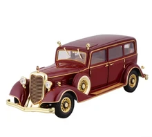 Cadillac 1932 classic cars 1 18 High quality alloy car model simulation Red Qing emperor car