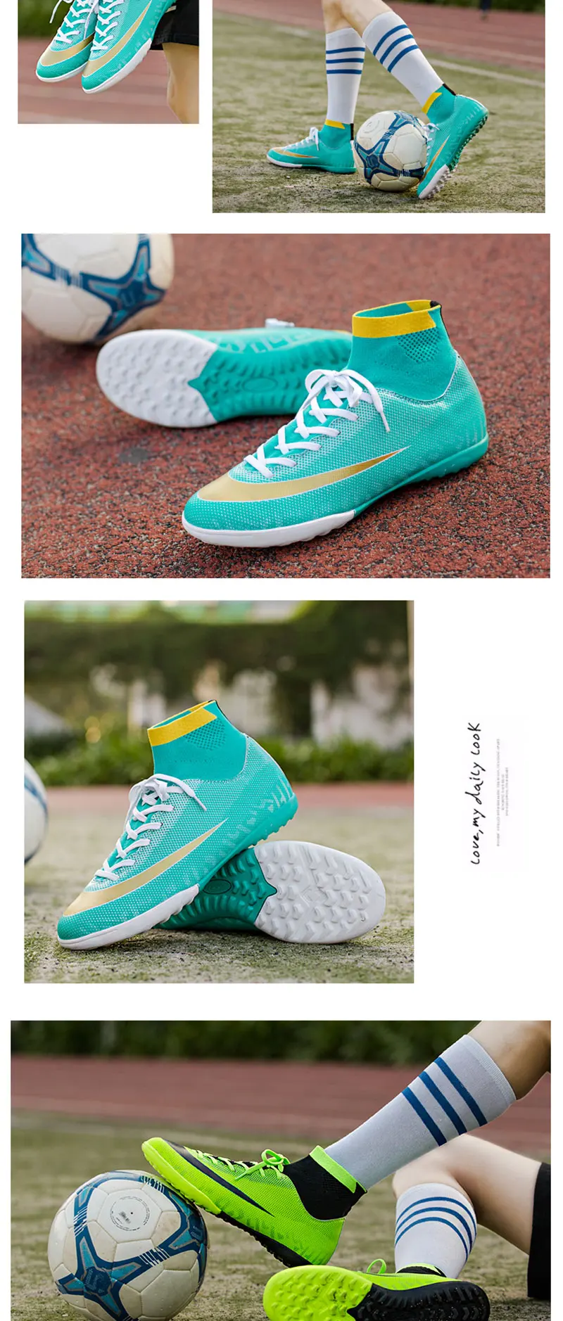 Relvado indoor sapatos de futebol dos homens