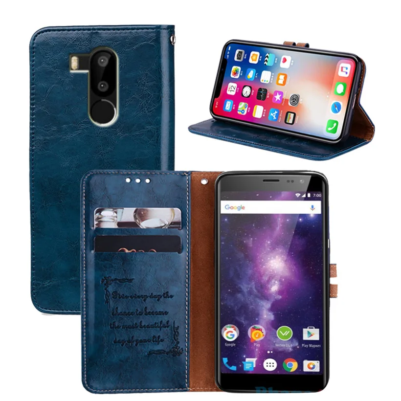 Новейший кошелек чехол для Vertex Impress Vega задняя крышка 5 &quot100% специальный из