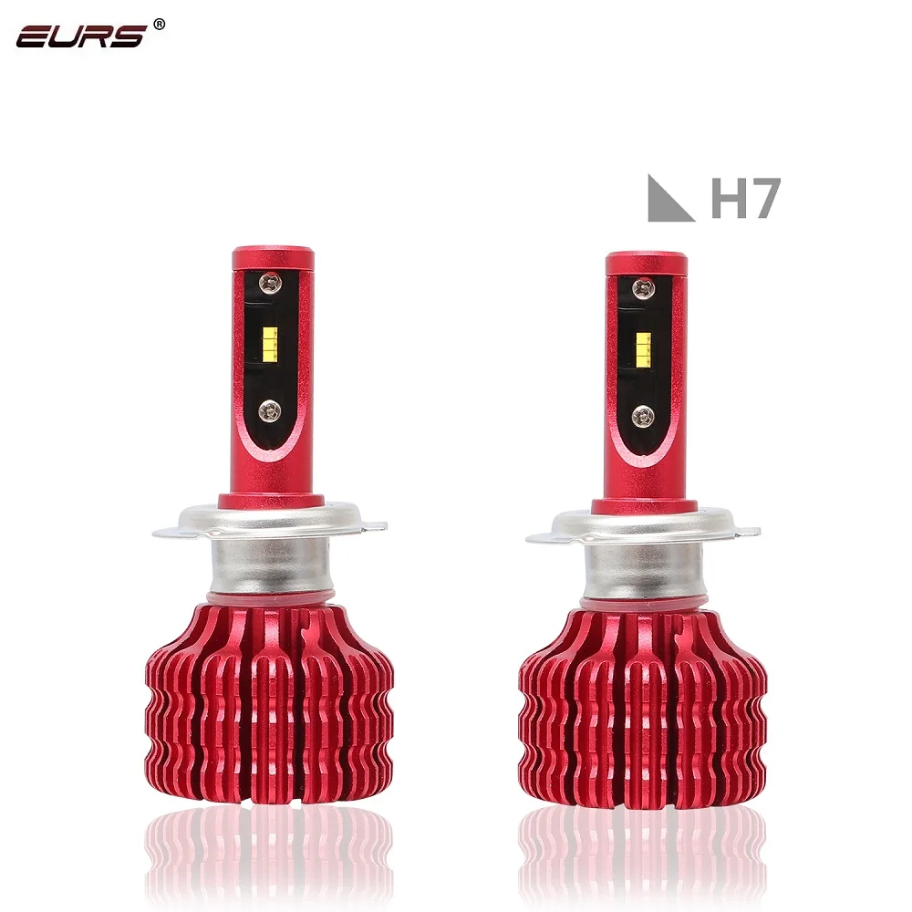 EURS X9 Автомобильная фара H4 Hi/Lo луч светодиодный H7 H8 H9 H11 9005 HB3 9006 HB4 5202 72 Вт 10000лм 6500 к авто фары для автомобиля Стайлинг