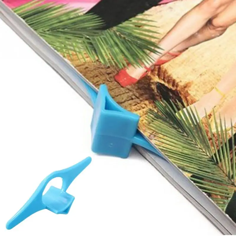 

1pcs Multifunction Thumb Book Page Holder Marker Finger Ring Bookmark Plastic Convenient Reading Helper Book Mark