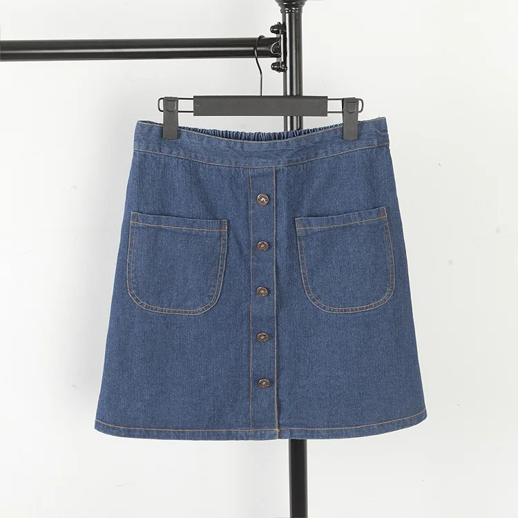 Buy Denim skirt large size women XXL 3XL 2016 new