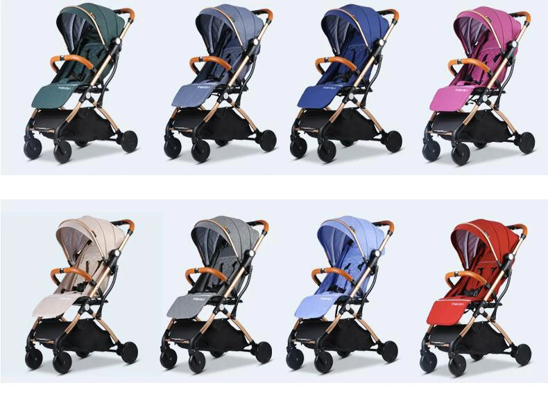 Детская коляска может использоваться в качестве лежачего, легкого складывания, ультра-легкая детская коляска и зонта ребенка Тролль ey для новорожденных