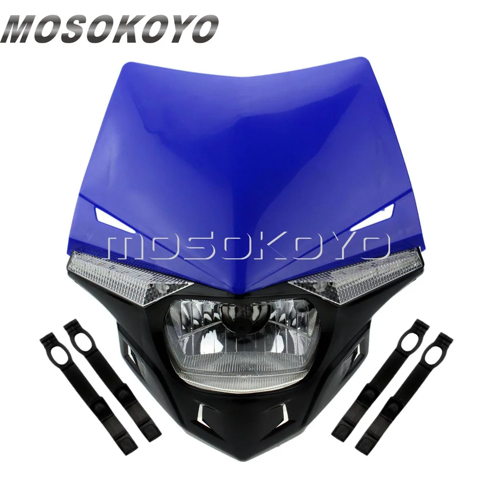 Фара для мотокросса Dirt Bike Enduro налобный фонарь Yamaha YZ250 WR450 YZ125 YZ80 85 LED версия