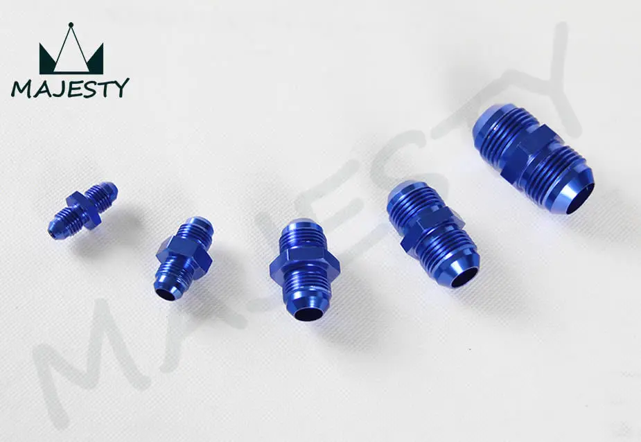 AN 6 Straight Male Flare Union Adapter Fittings Nitrous AN6 to AN6