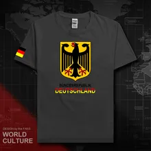 Футболка немецкая deuлland, мужские футболки, 2018 футболка, хлопковая Футболка национальной команды, 100% хлопок, футболки для спортивных встреч и...