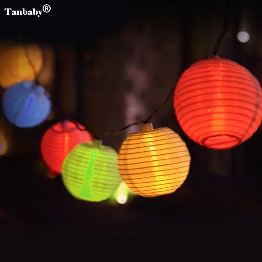 

Tanbaby Outdoor 5M 20 leds, 6M 30leds Fairy Lantern Solar String Lights Led Bulb for Holiday,Wedding,Party,Christmas