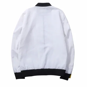 

Spring Men Jacket Thin Section Wind Breaker Jackets Fashion Patchwork Coat Men Casual Zipper Brand Clothing Eu Size M -5Xl