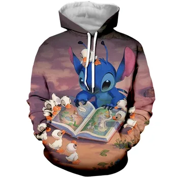 

PLstar Cosmos 2019 New Anime Stitch 3d Printed Men Women Hoodie Casual Sweatshirt Tracksuit Music Unisex Pullover Streetwear