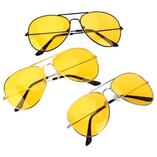 Gafas de sol polarizadas antideslumbrantes de aleación de cobre para conductores de automóviles, gafas de visión nocturna, gafas de conducción polarizadas, accesorios para automóviles