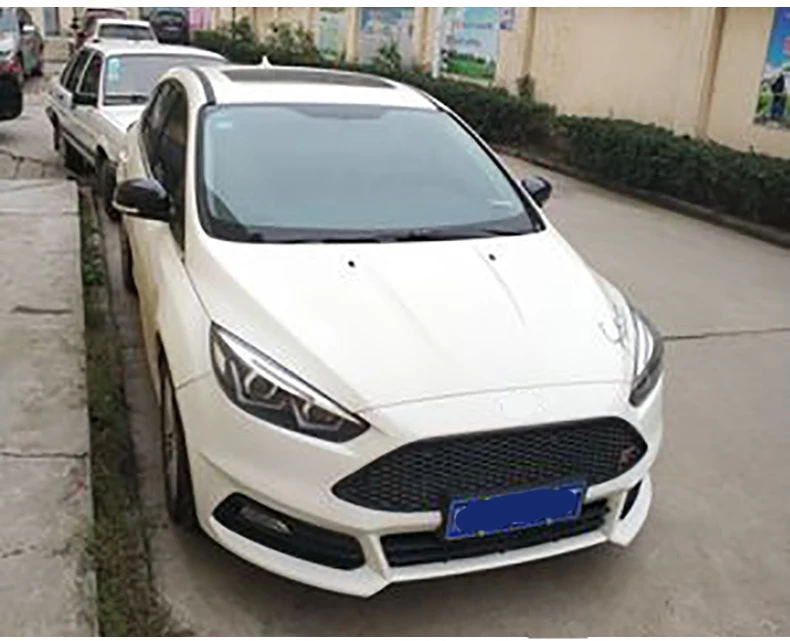 Для Ford Focus MK3 2012- ABS углеродного Краски ABS черный внешняя сторона двери зеркало заднего вида крышка Накладка авто-Стайлинг Авто Запчасти