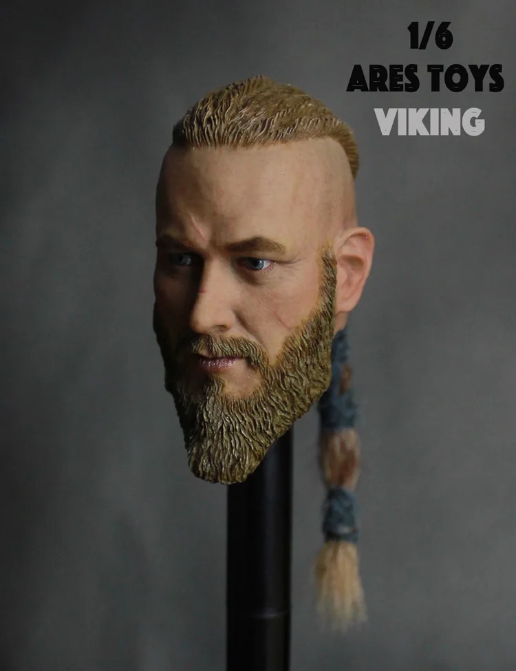 Экшн-фигурка в масштабе 1/6 аксессуары для кукол голова Викинга сезон викингов Ragnar