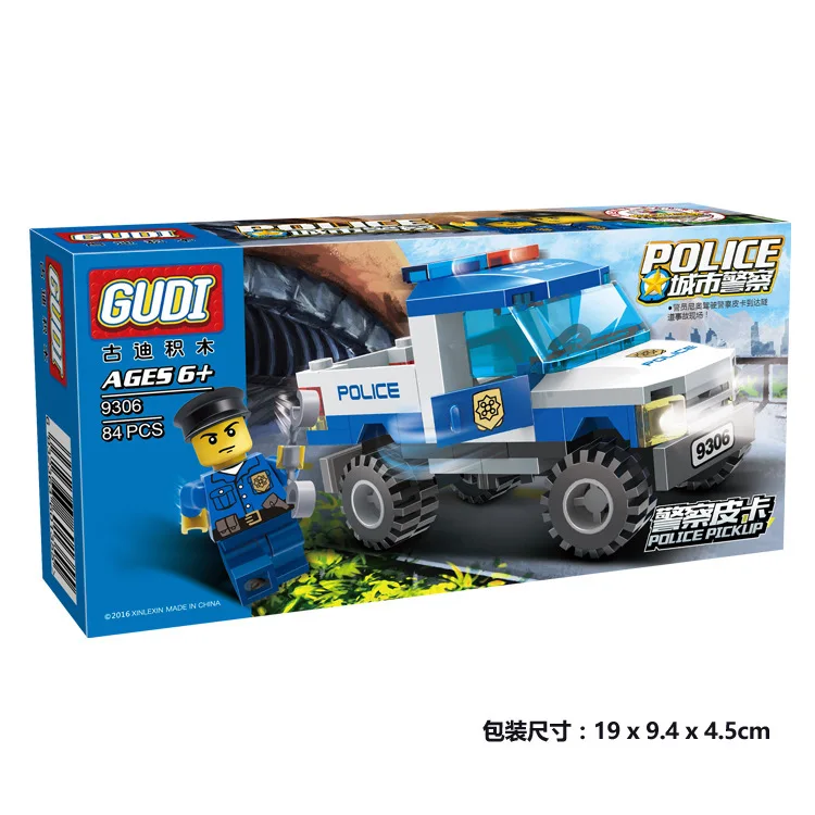 G Model Compatible with Lego G9306 84PCS Police Series Models Building Kits Blocks Toys Hobby Hobbies For Boys Girls G Model Compatible with Lego G9306 84PCS Police Series Models Building Kits Blocks Toys Hobby Hobbies For Boys Girls