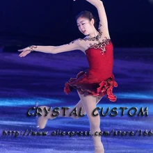 Профессиональные платья для фигурного катания на коньках для девочек, бренд Vogue, платье для соревнований по фигурному катанию DR2939