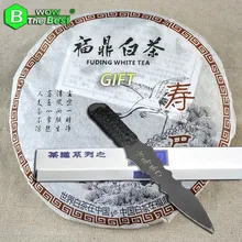 1 stück Tee messer + 350g Fuding 0 rganische weiß tee anti-krebs Tee, 2008 jahre Weiß Shou Mei Tee Kuchen Chinesischen gesunde Te