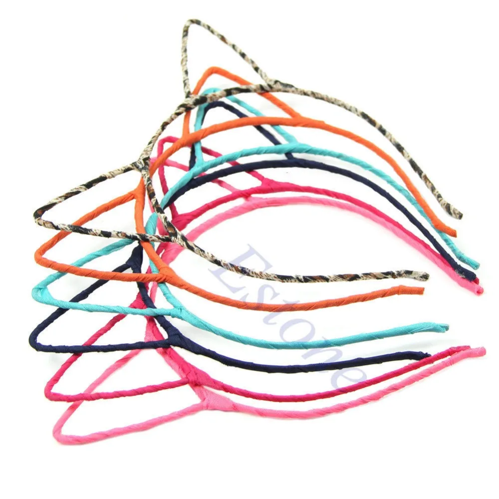 

Fashion Design Cat Ears Pattern Headband Hair Band Girls Women Hair Accessories