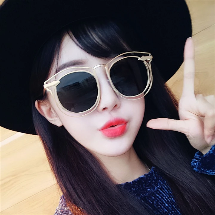 jumlai Luxury Vintage Round Sunglasses Women Brand Designer 2018 Individuality Sunglasses Sun Glasses For Women Female Ladies Mirror  (1)