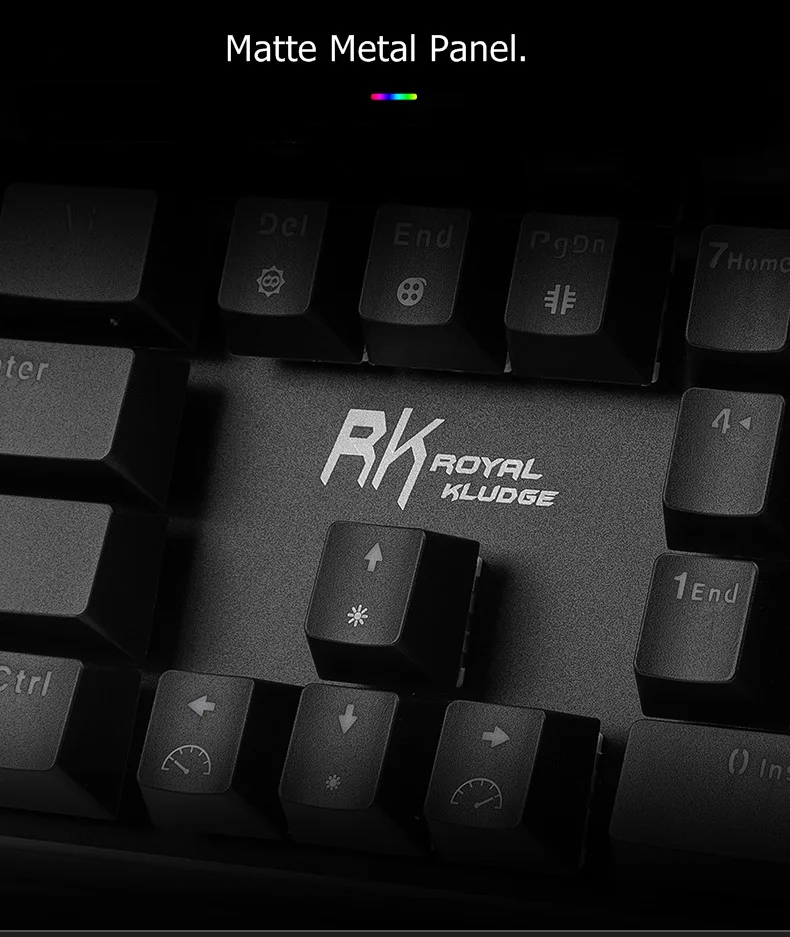 ROYAL KLUDGE RK918 USB Проводная RGB подсветка Механическая игровая клавиатура макро Программирование с различными эффектами подсветки