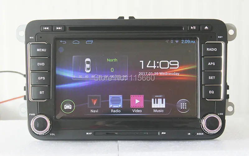 Android 4.4.4 Quad Core Car DVD GPS for 7inchs Wolkswagen Models 2