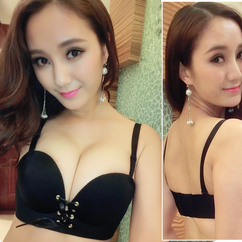 Pull-together-B-women-bra-gather-breast-girl-small-chest-push-up-bra-Convertible-Straps-smooth (1)