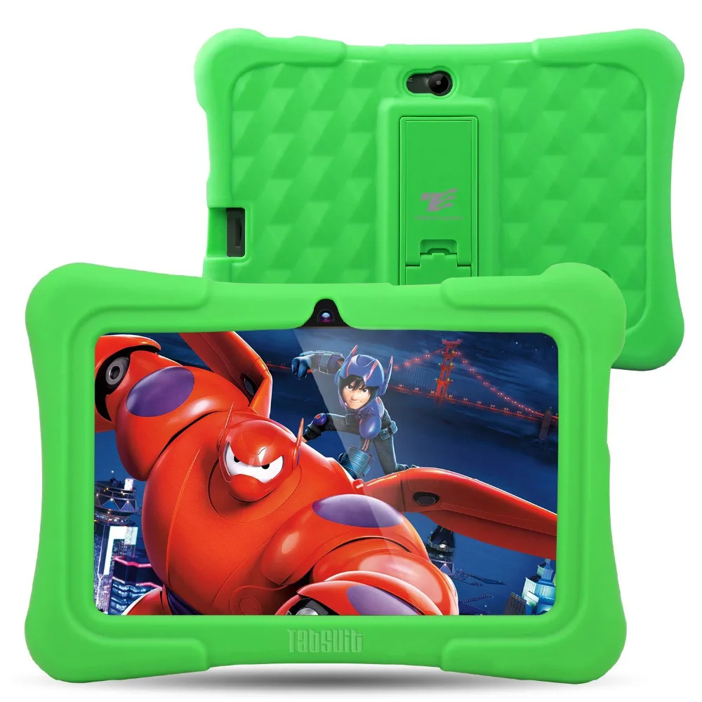 DragonTouch Y88X плюс 7 дюймов Детские планшеты лучший Рождественские подарки для детей шт 4 ядра Android 5,1+ планшеты сумка+ Экран протектор