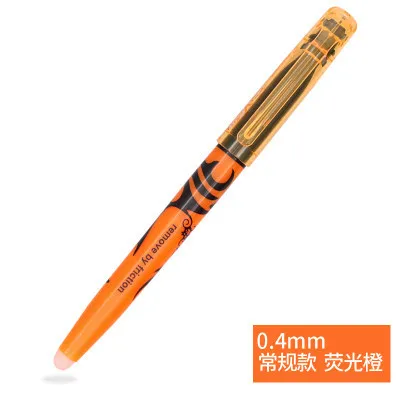 6 шт./компл. стираемый маркер пастельный цвет флуоресцентный маркер ручка 12 цветов Япония - Цвет: Оранжевый