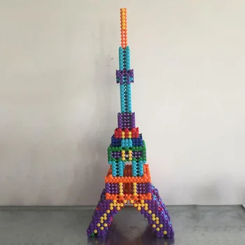 

227Pcs Unisex Kids DIY Blocks Construction Model Assembly Colorful Joint Stick Children Educational Toys Child Gifts