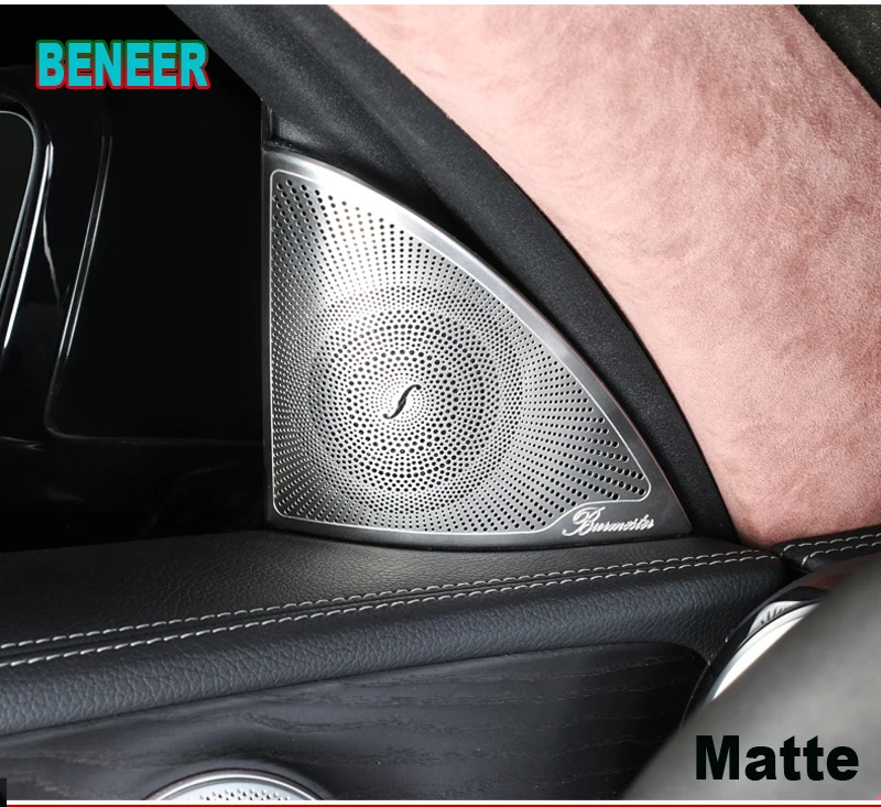 2 шт. аудио динамик автомобильный громкий динамик накладка наклейки для Mercedes Benz AMG 16-18 E W213 класс