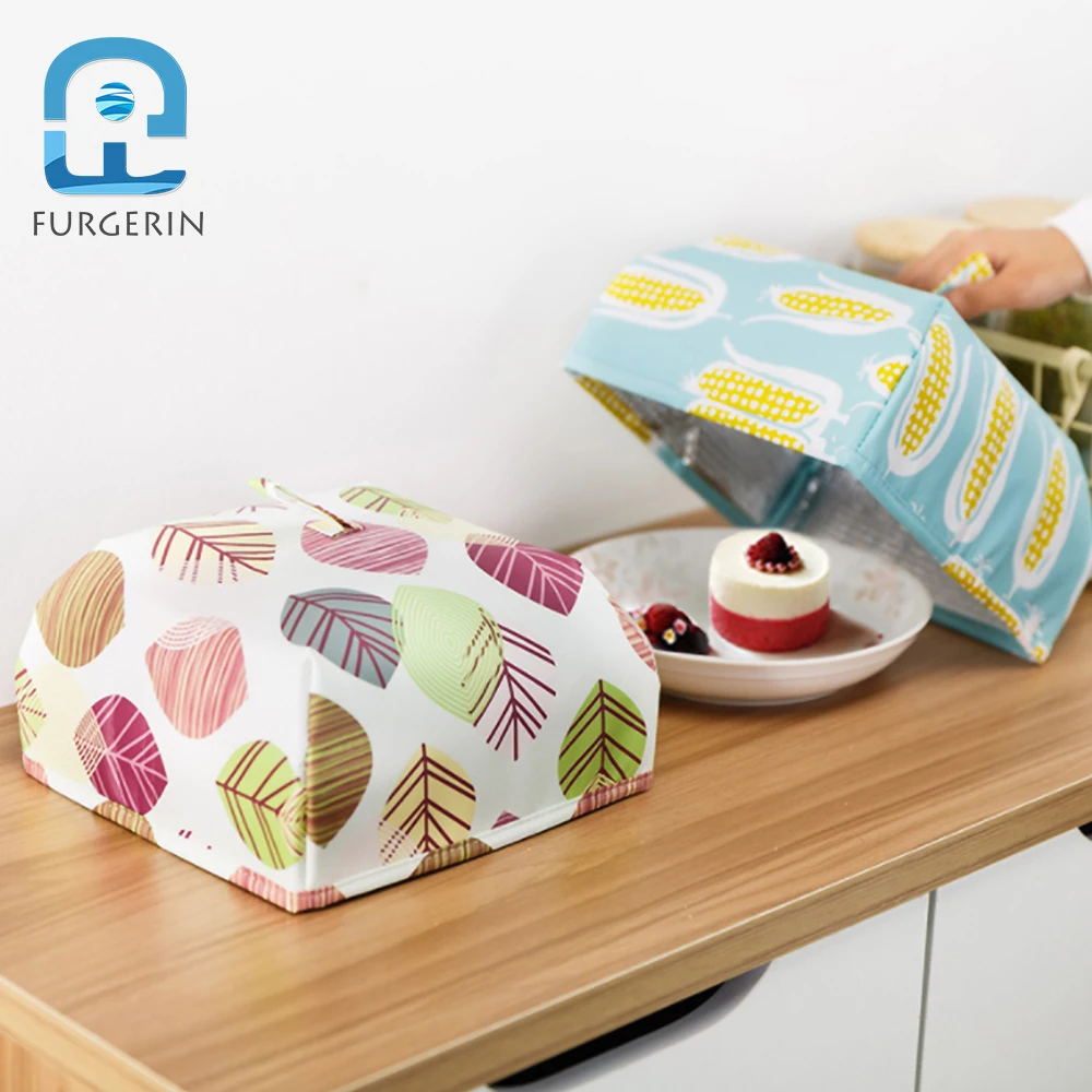 

FURGERIN Folded Food Cover Kitchen Tools Fresh-keeping Heat Preserve dish cover kitchenware for BBQ Picnic home kitchen gadgets