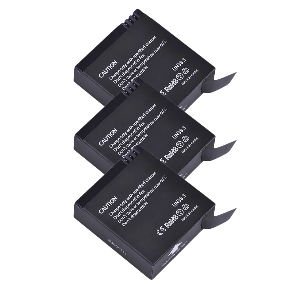 PowerTrust 3Pcs 3.8V 1000mAh Original SJCAM SJ6 LEGEND Battery for SJ6