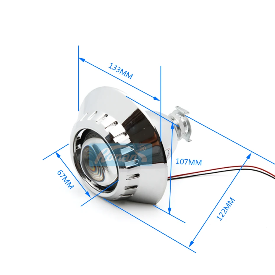 RONAN 2,5 Bi-xenon HID конечная линза проектора для E46 ZKW M3 вагон, седан, купе 12 В фара, модифицированный автомобильный Стайлинг