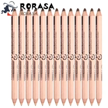 RORASA, 3 шт., 2 в 1, подводка для глаз, карандаш, водостойкий, брови консилер, макияж, красота, ручка, натуральная подводка для глаз, стойкая, косметическая подводка для глаз