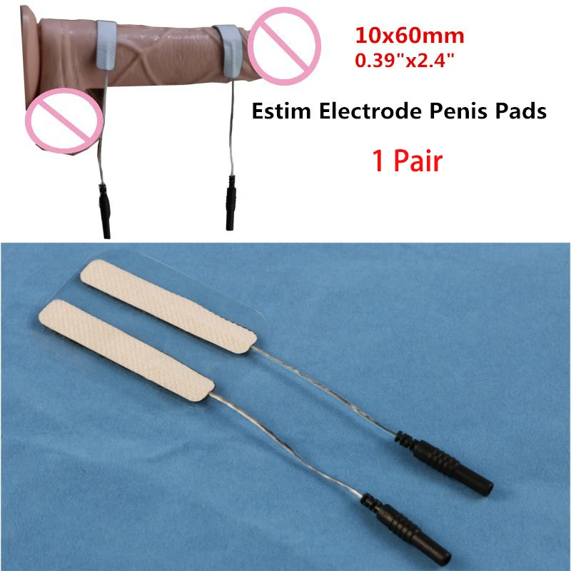 Electrode Sex Penis Pads Men Electro Shock Sex Toys Electrosex Gear