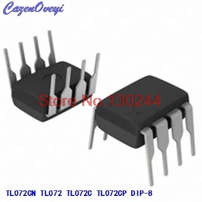 

10pcs/lot TL072CN TL072 TL072C TL072CP DIP-8 = NJM072D 072D Amplifiers - Op Amps Dual Low Noise JFET new original In Stock