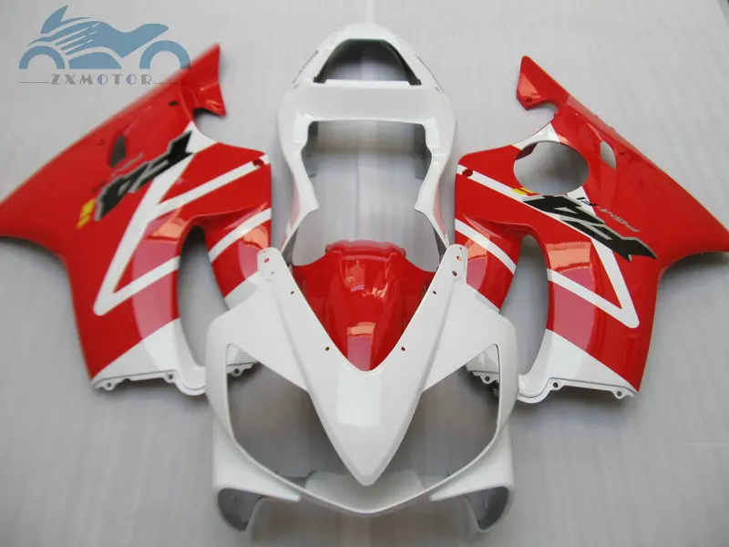 Комплект обтекателей из АБС-пластика для CBR 600F4i белый красный обтекатель