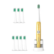LANSUNG A39 PLUS Rechargeable Electric Toothbrush 8 Replacement Toothbrush Heads Ultrasonic Adult Children Sonic ToothBrush