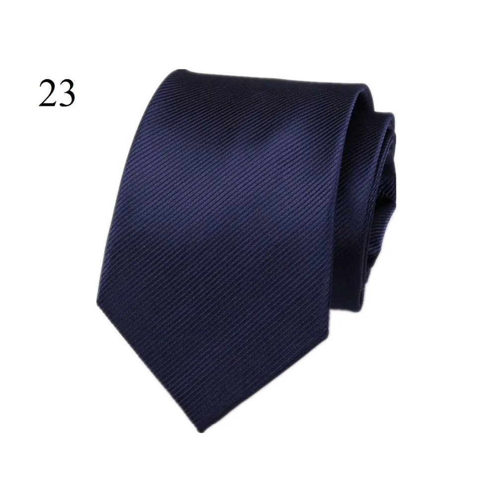 HOOYI Для мужчин s Мода полосой шеи галстук для Для мужчин плед деловые галстуки свадебные галстуки вечерние Рождество сплошной подарок 8 см