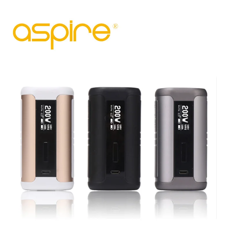 

Aspire Speeder 200W Box Mod 18650 Electronic Cigarette vape mods battery e cigarettes mod 18650 for ecigarette vaper mode TC VW
